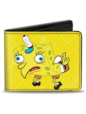 Wallet Bifold PU Thanos Holding Cosmic Cube Pose Text Logo Face Planets